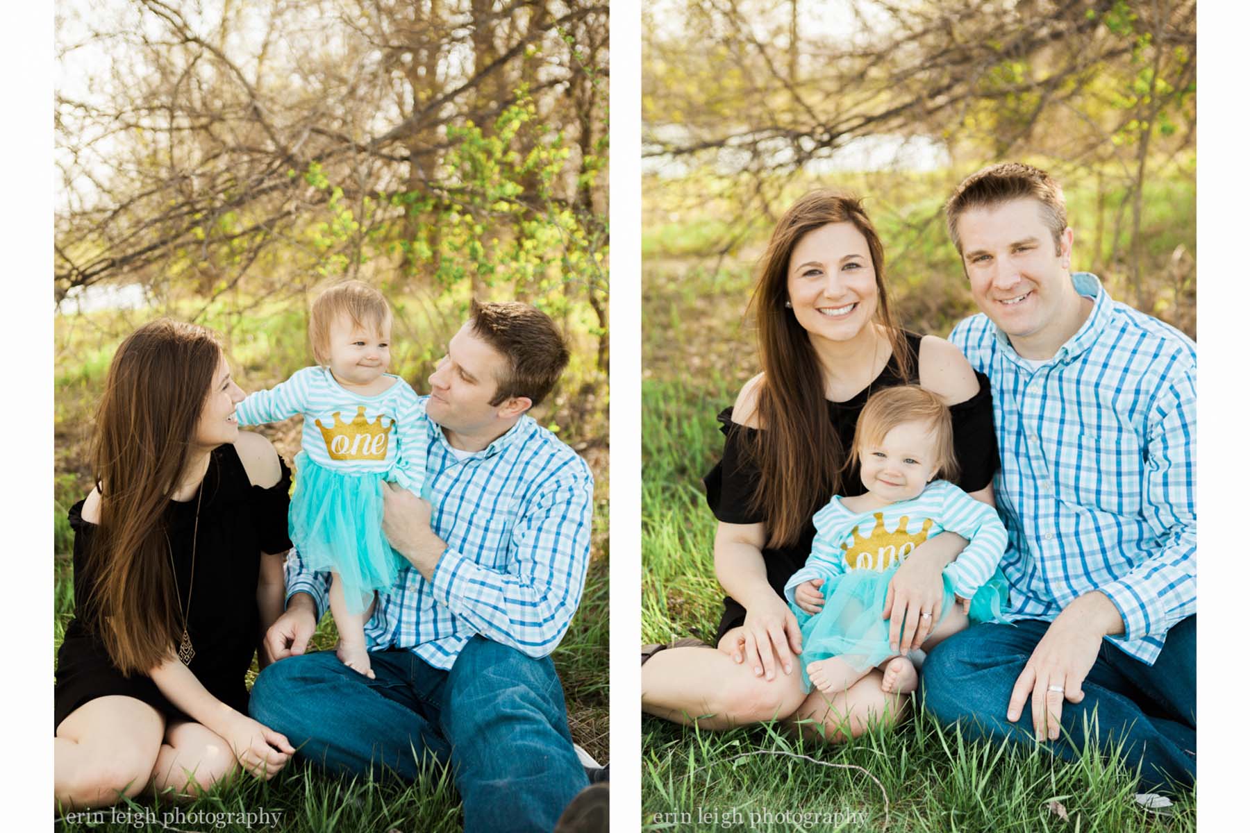 family of three portrait session