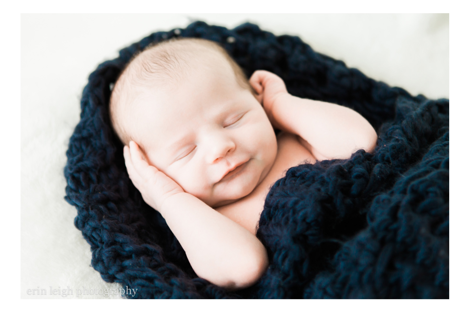 in home newborn portrait photography