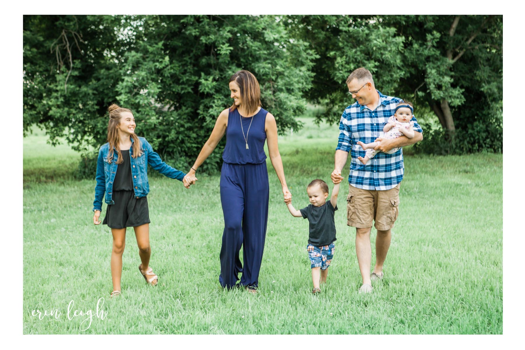 family summer outdoor session